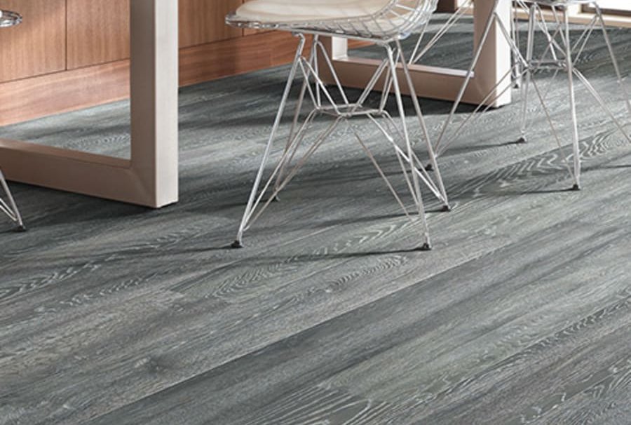 Kitchen with laminate flooring
