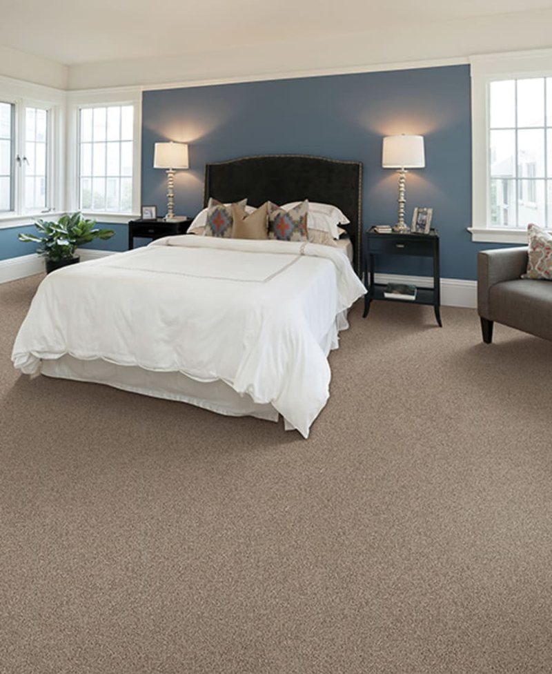 Bedroom carpet supplied by TNT Flooring